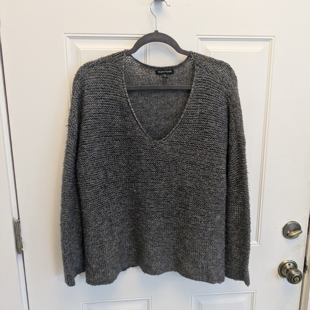 Eileen Fisher Metallic Sweater
